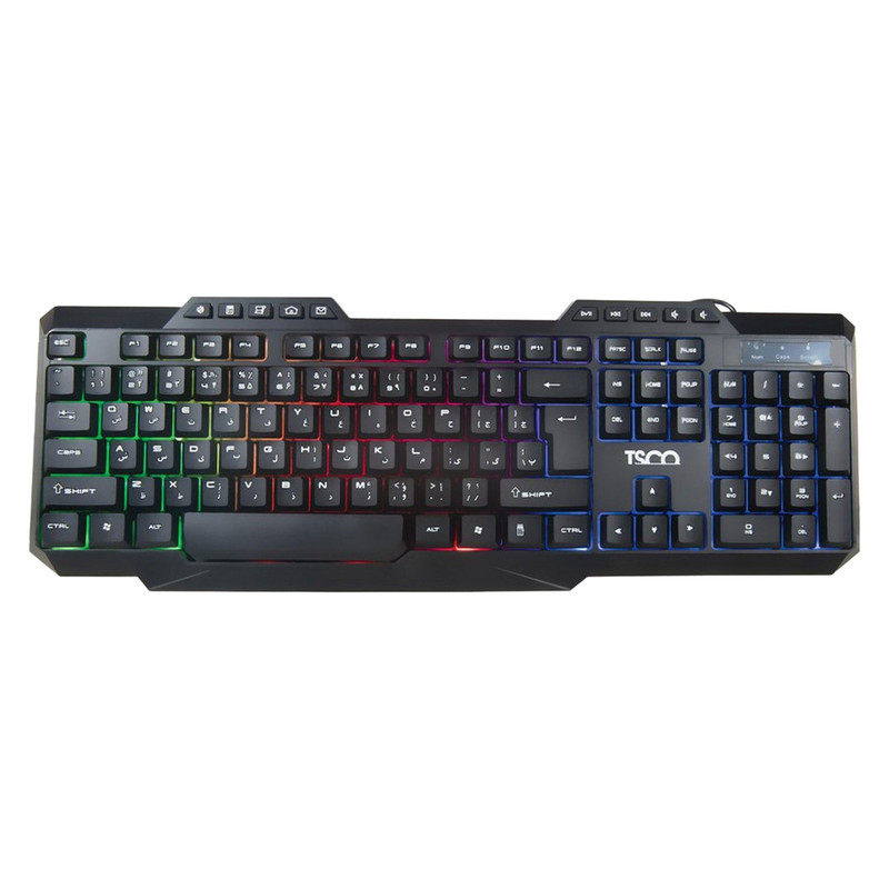 e1b0a40bac57902b05904cf437950199 کیبورد تسکو مدل TK 8019، سوئیچ ممبران، Full-size، نورپردازی LED RGB